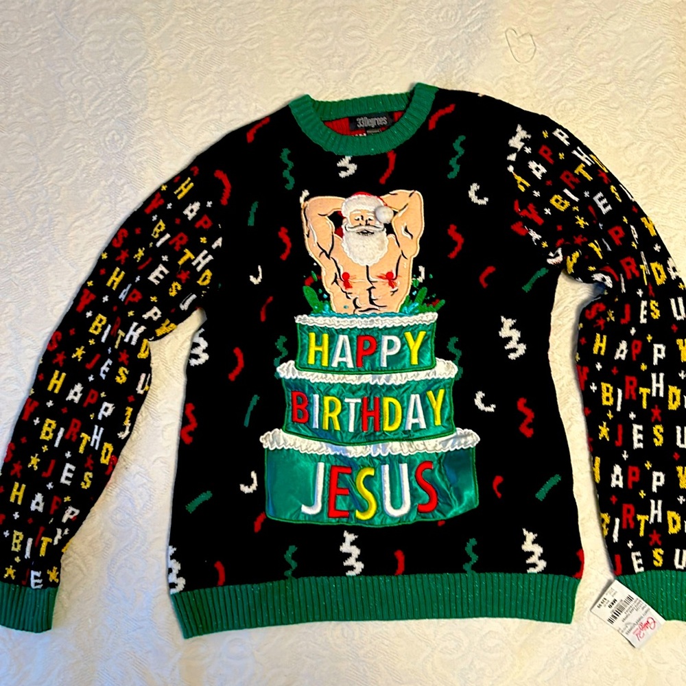 New Ugly/funny Christmas sweater